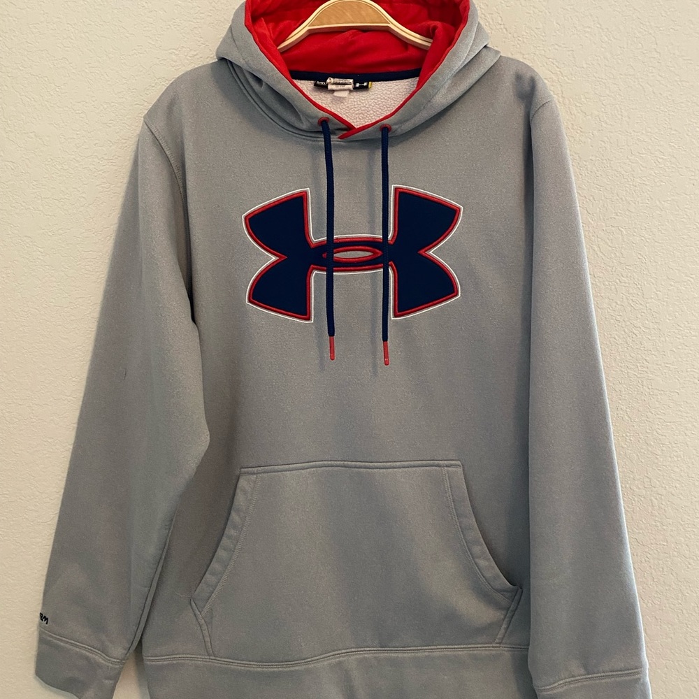 MENS • Under Armour Grey Storm Hoodie • Medium